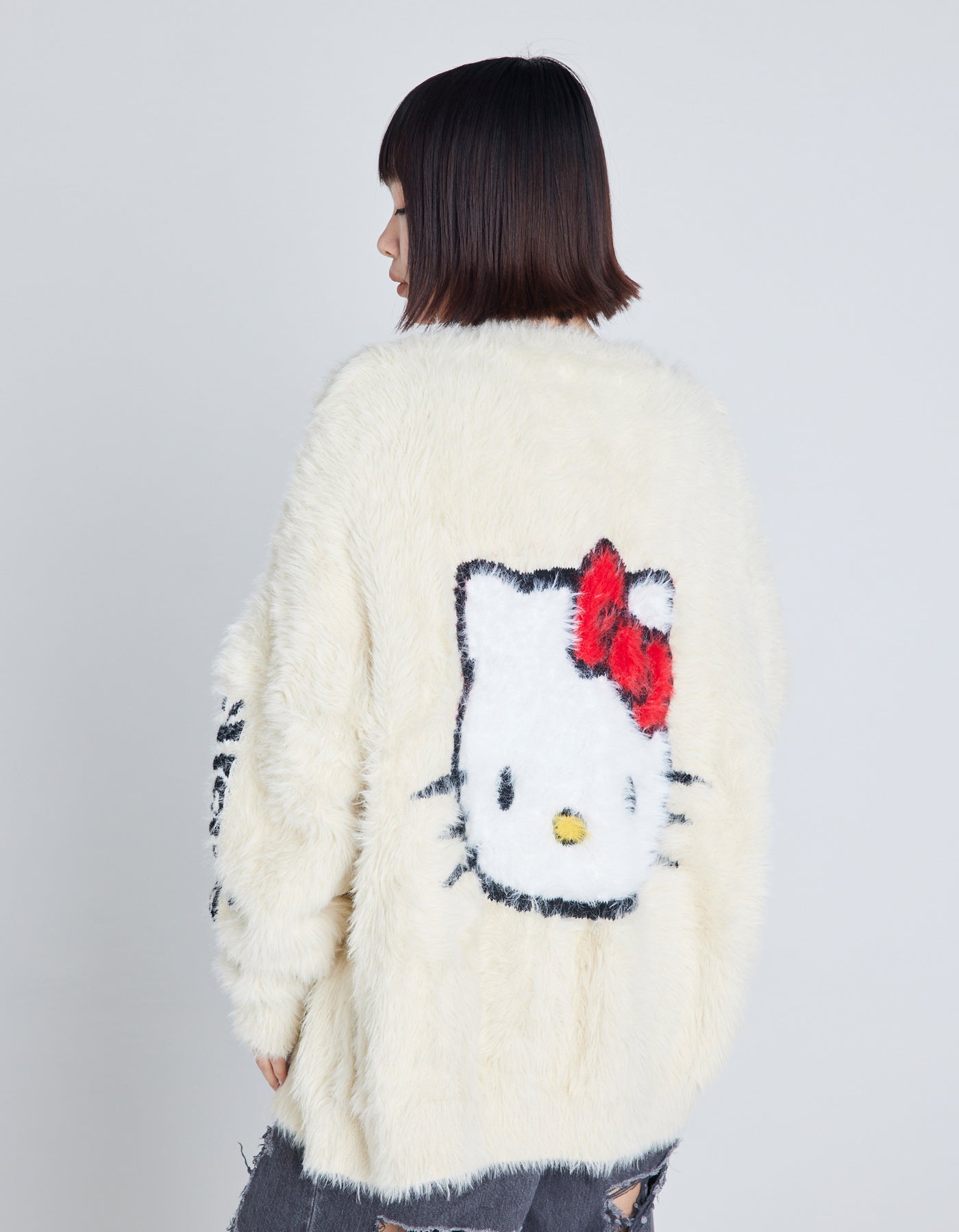 HELLO KITTY x little sunny bite cardigan / WHITE