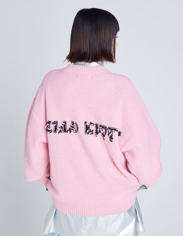 HELLO KITTY x little sunny bite knit top / PINK