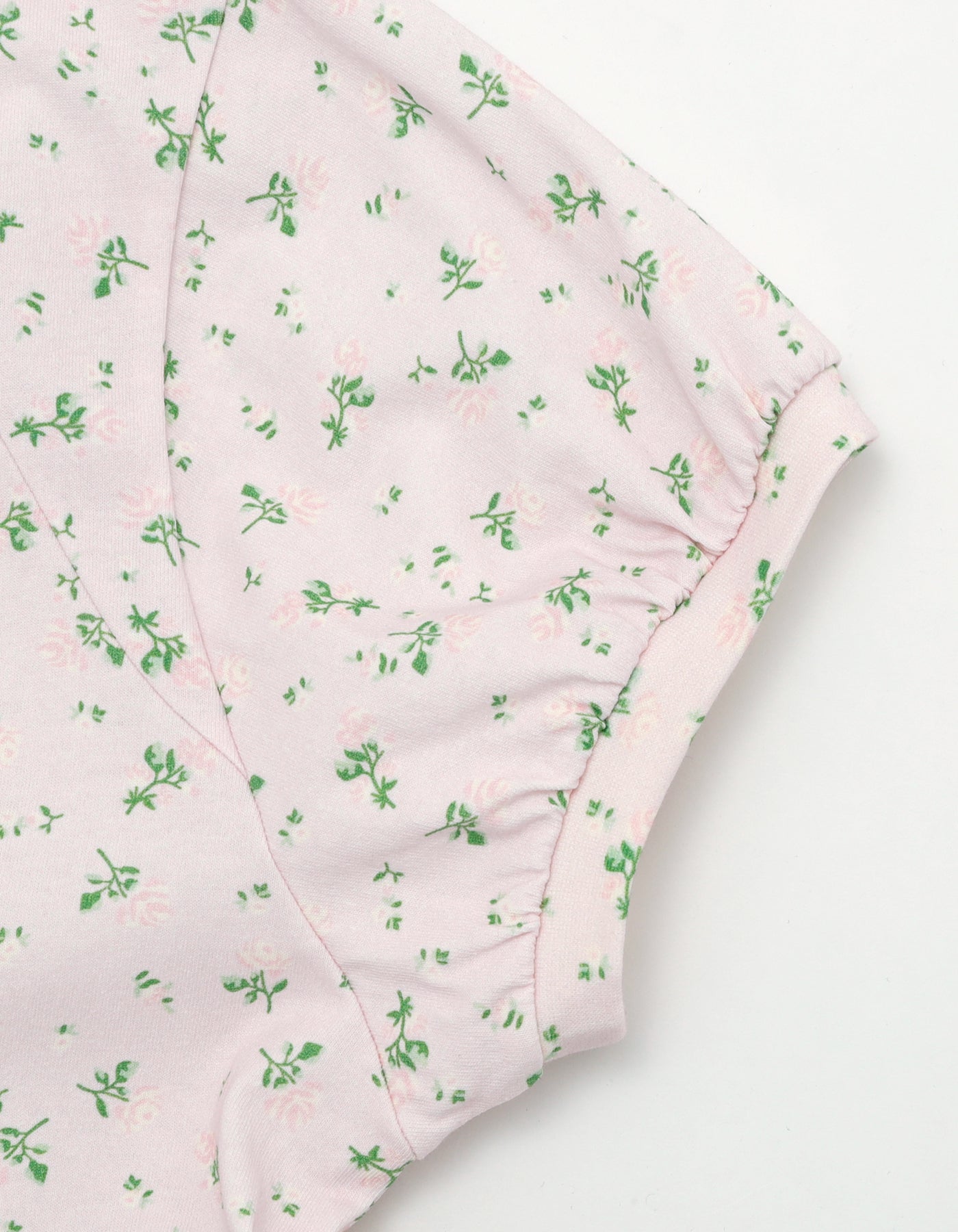floral bomber mini dress tee / PINK