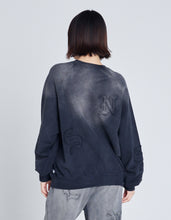 画像をギャラリービューアに読み込む, gradation sweat top / BLACK