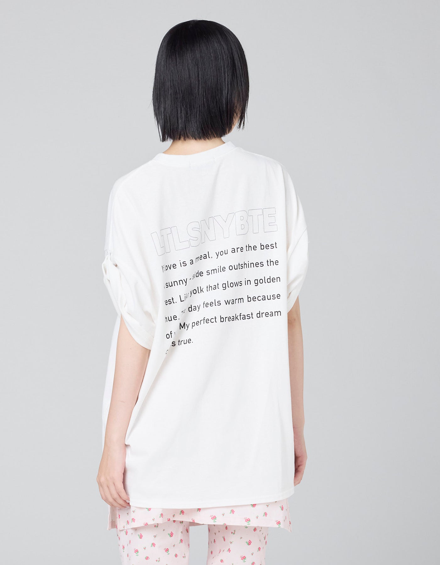 little sunny bite (リトルサニーバイト)smile tee / WHITE – little