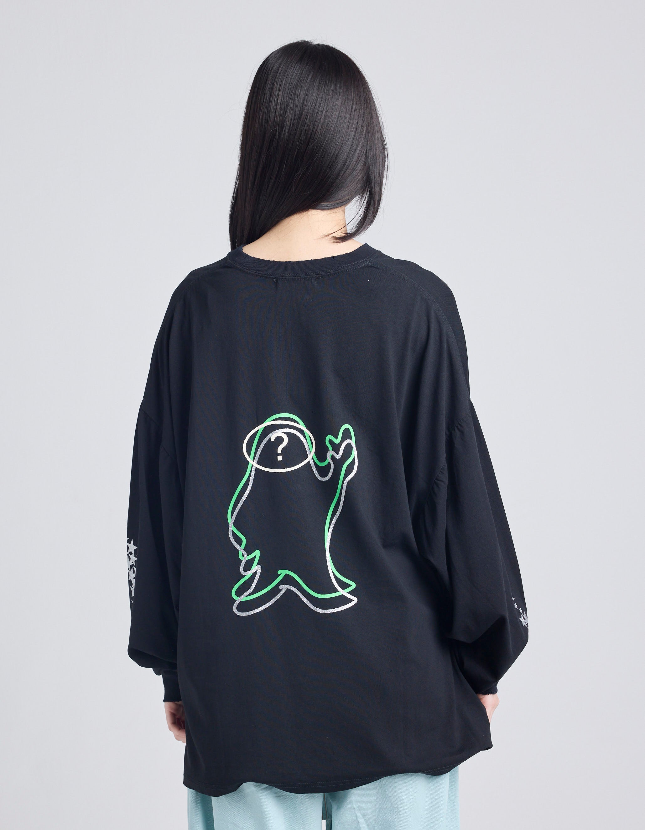 little sunny bite (リトルサニーバイト)32 love long tee / BLACK