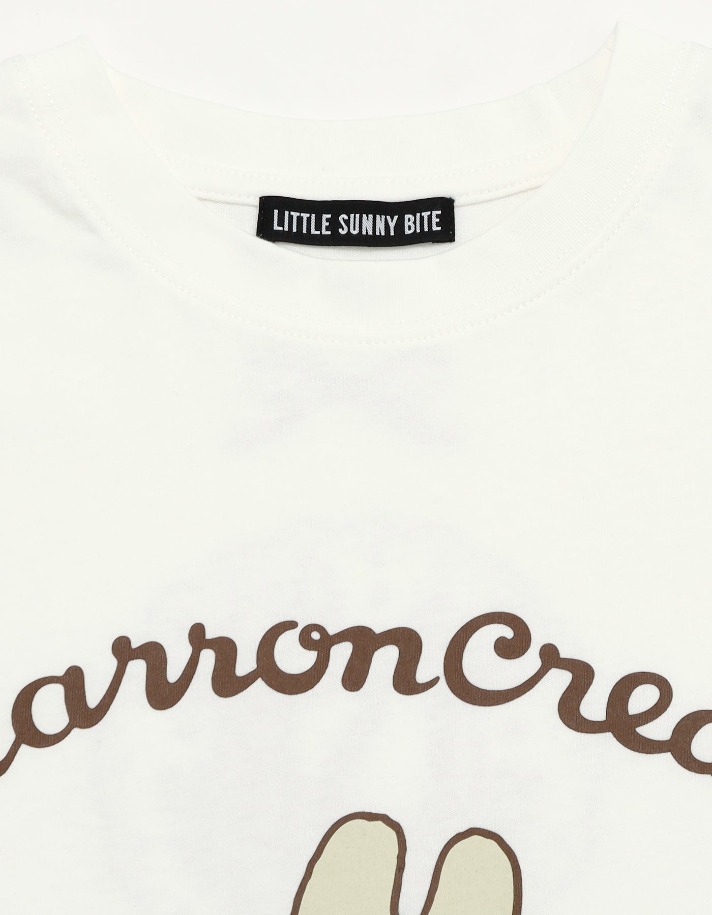 MARRONCREAM x little sunny bite big tee / WHITE