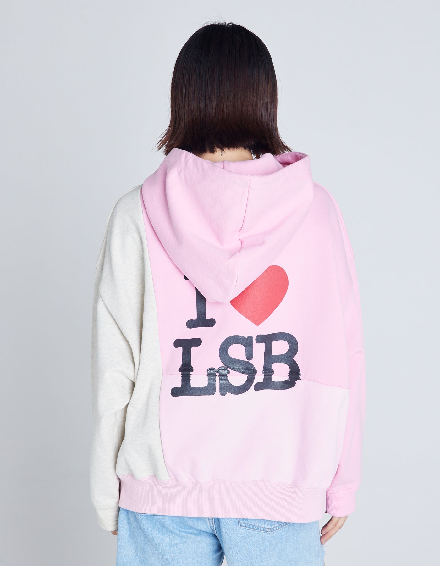 love bear hoodie / PINK