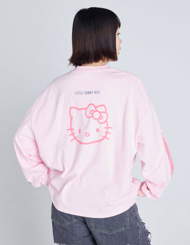 HELLO KITTY x little sunny bite long tee / PINK