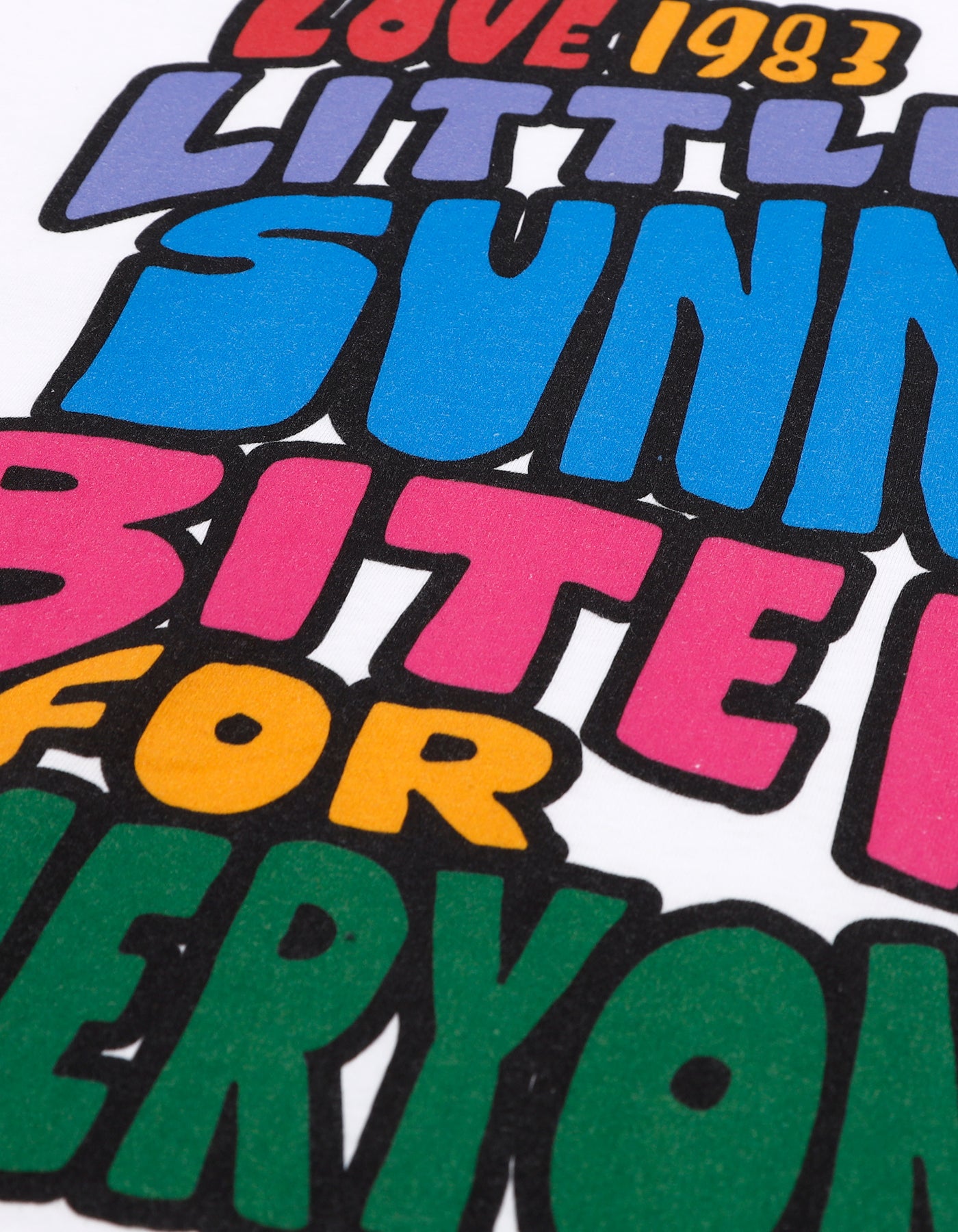 Message big tee / WHITE
