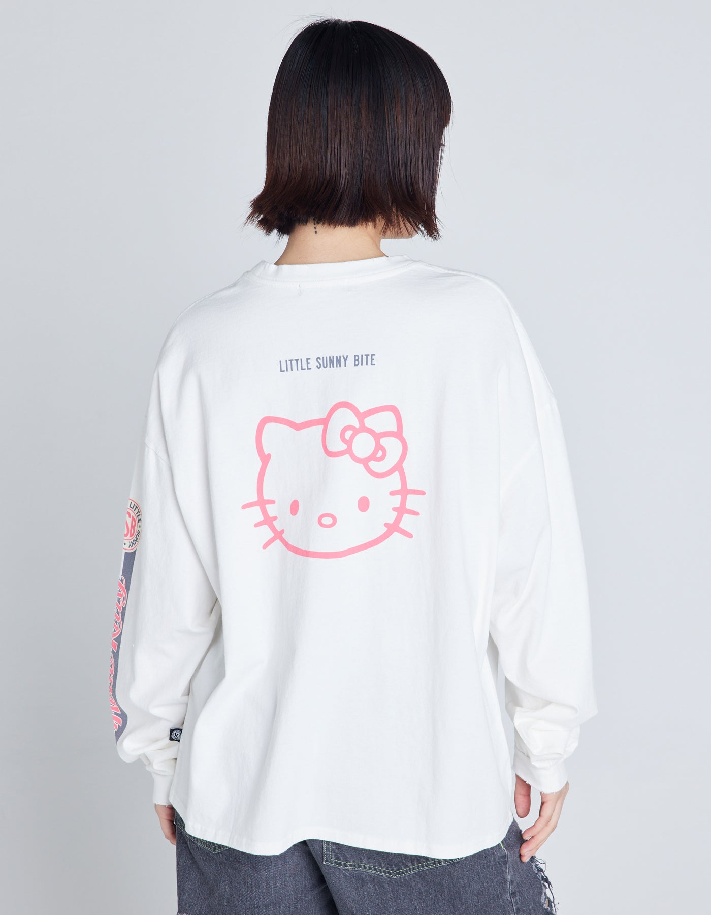 HELLO KITTY x little sunny bite long tee / WHITE