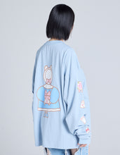 画像をギャラリービューアに読み込む, MARRONCREAM x little sunny bite long tee / BLUE