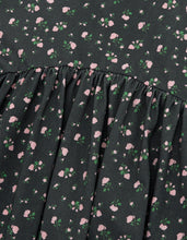 画像をギャラリービューアに読み込む, floral bomber mini dress tee / BLACK