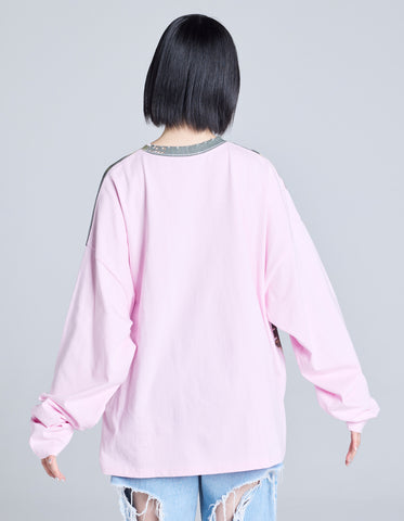 photo long tee / PINK