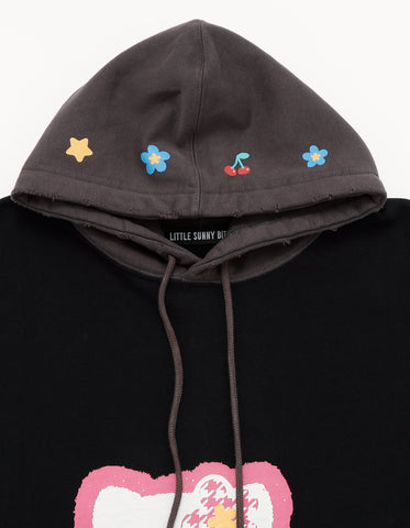 hello kitty x little sunny bite hoodie / BLACK
