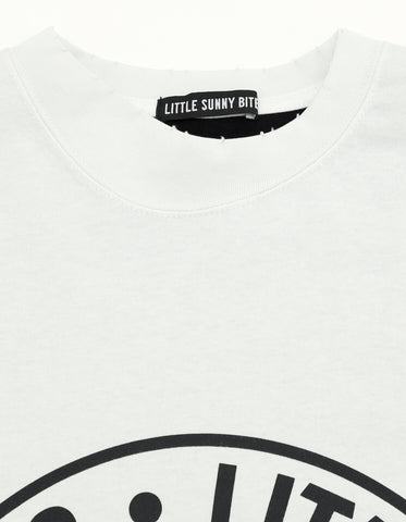 LSB logo long tee / WHITE