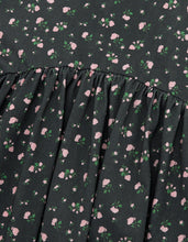 画像をギャラリービューアに読み込む, floral bomber mini dress tee / BLACK