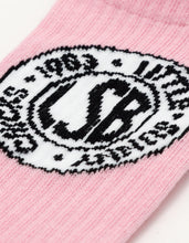 画像をギャラリービューアに読み込む, LSB logo socks / PINK