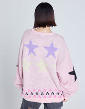 画像をギャラリービューアに読み込む, star knit top / PINK