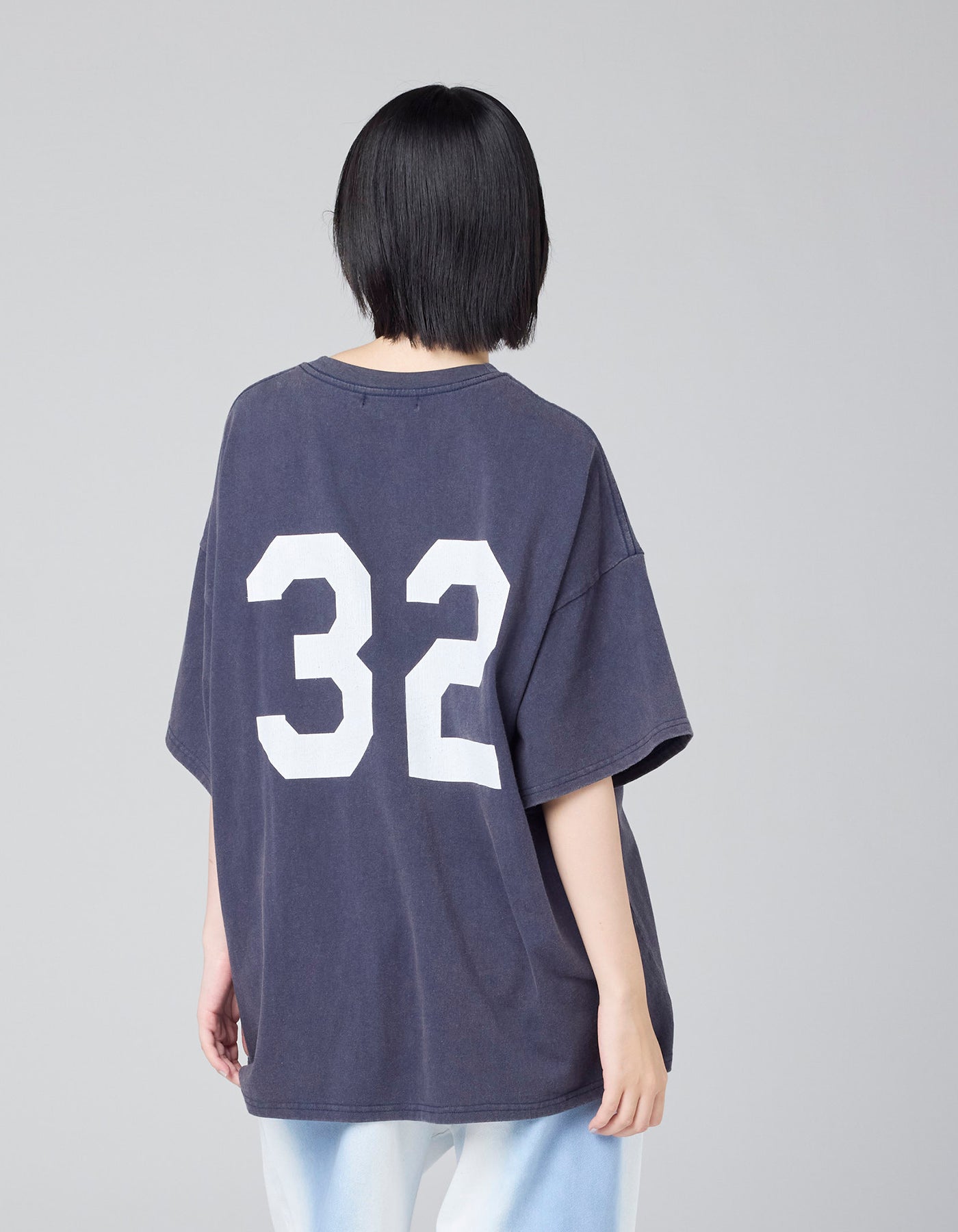little sunny bite (リトルサニーバイト)NY ♡logo big tee / NAVY