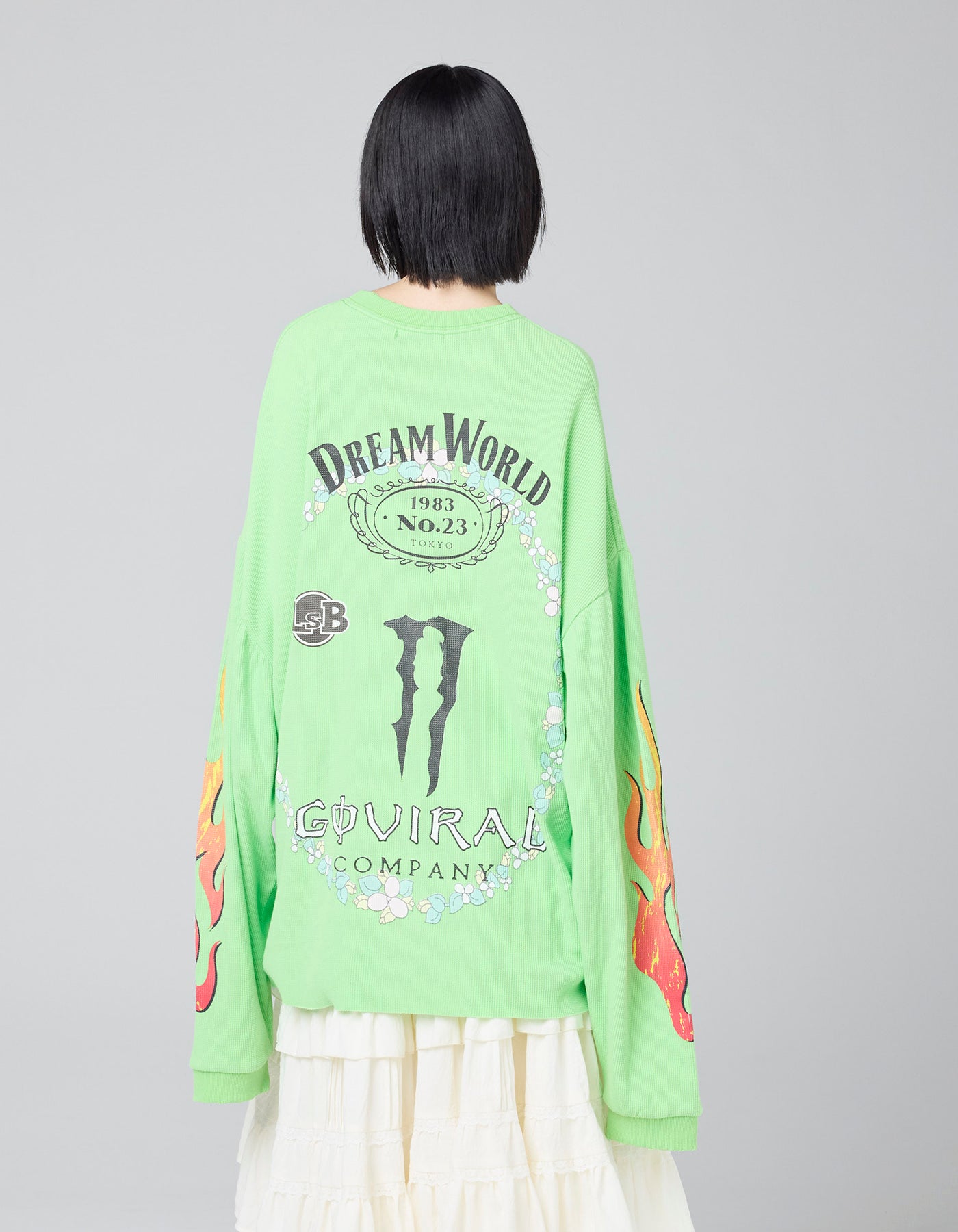 little sunny bite ロンt little sunny bite (リトルサニーバイト)LSB logo long tee / WHITE