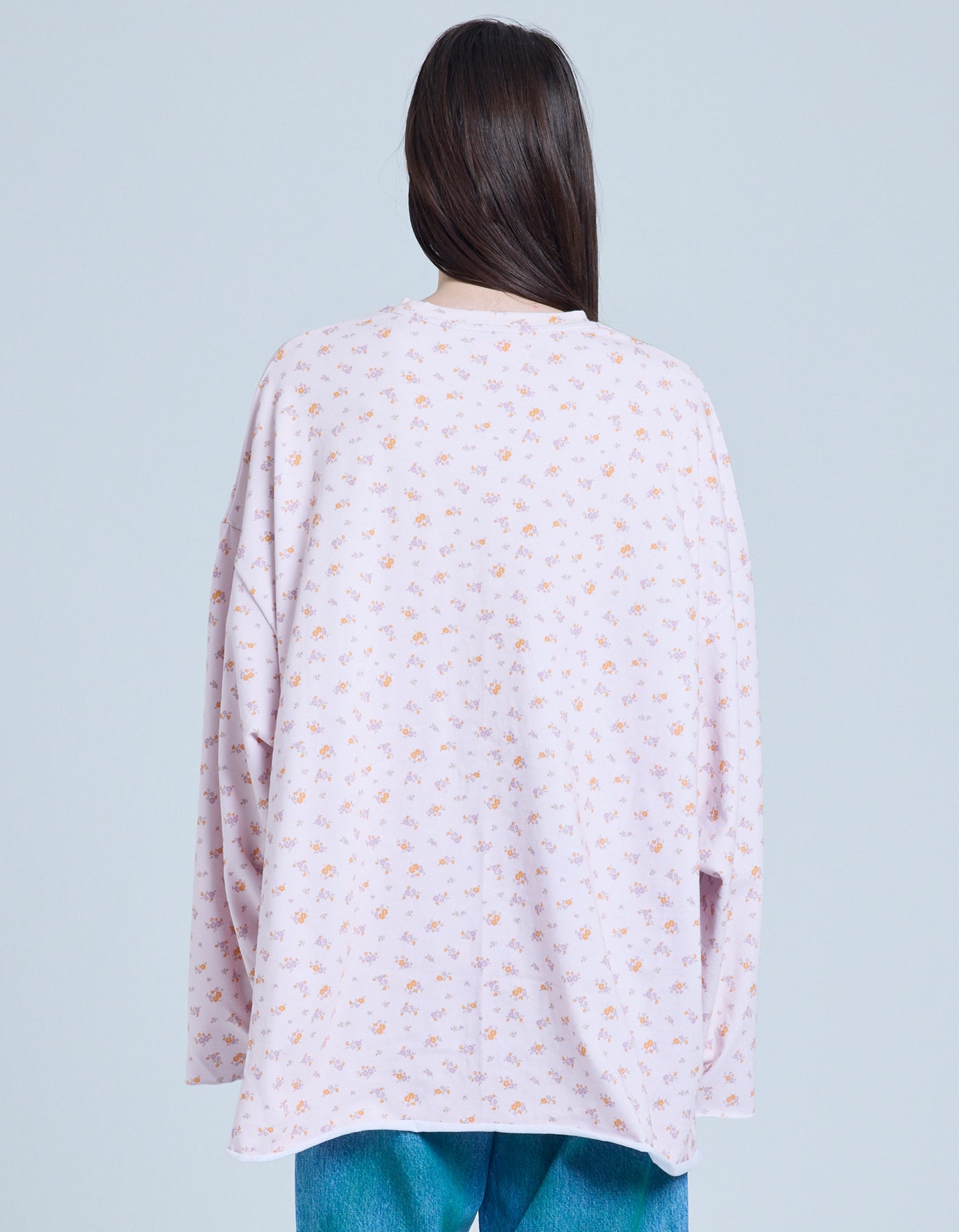 original flowerprint long tee / PINK