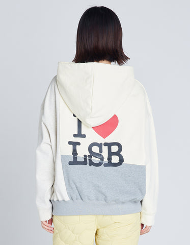 love bear hoodie / WHITE