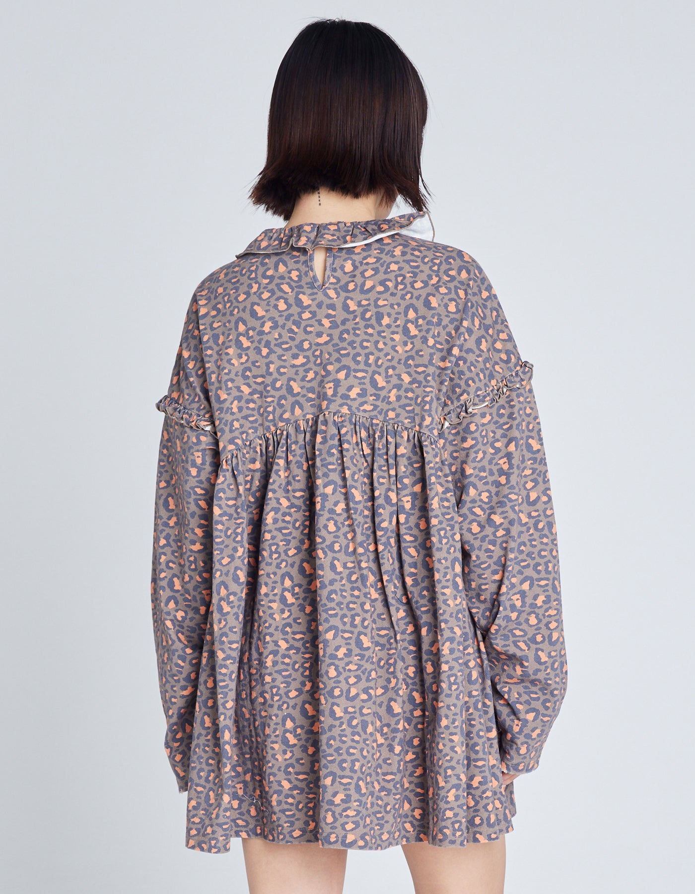 LSB reopard dress / BROWN