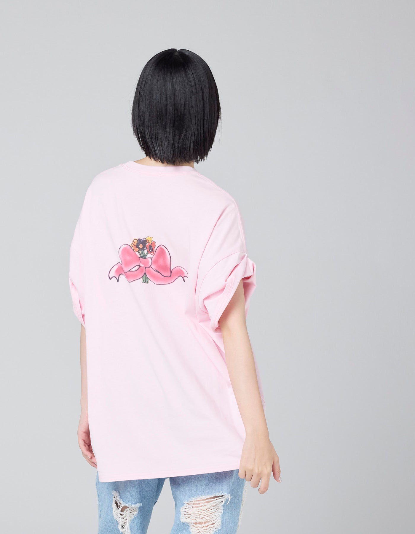 トップス Ans Dotsloevner FRILLED TINY TEE / PINK トップス Ans Dotsloevner FRILLED TINY TEE / PINK トップス Ans