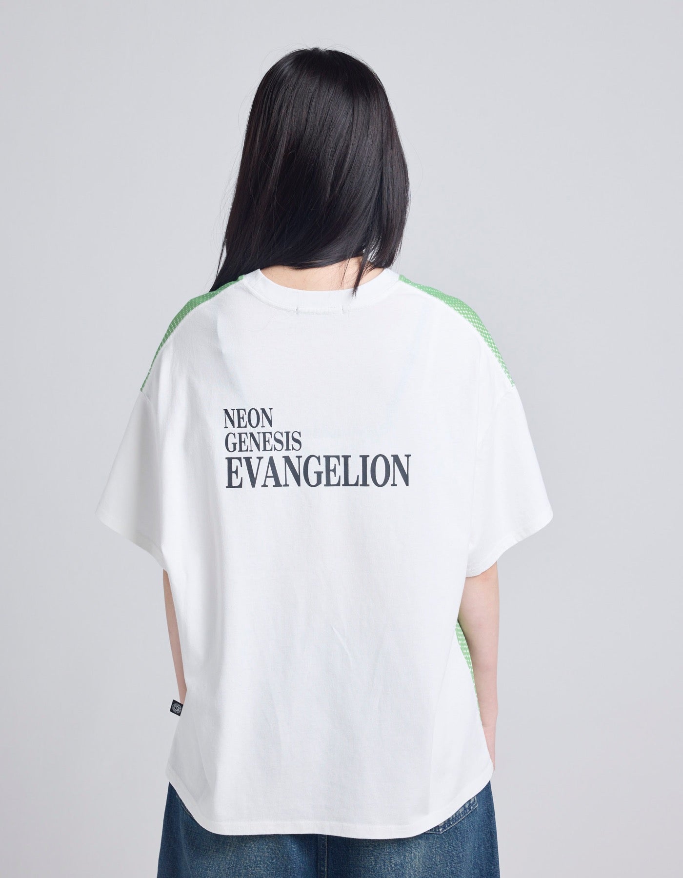 evangelion x little sunny bite face big tee / WHITE