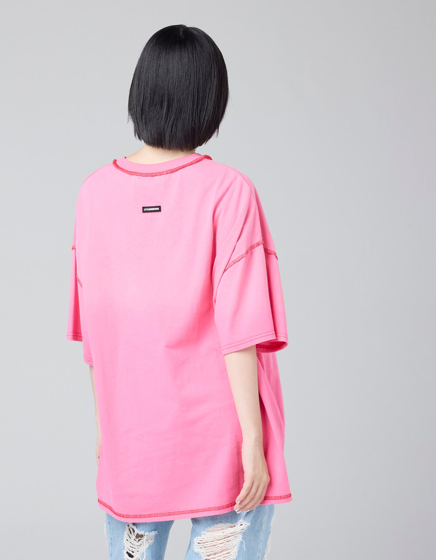 little sunny bite (リトルサニーバイト)logo big tee / PINK – little