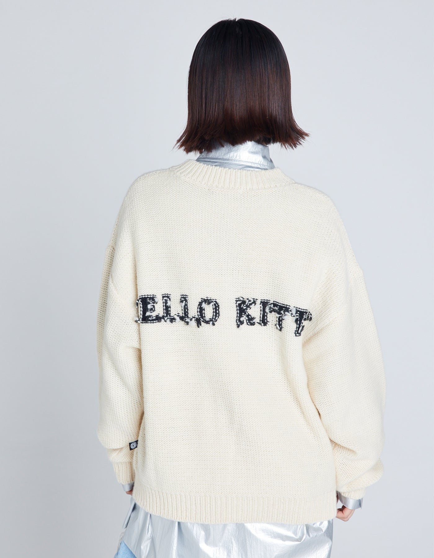 HELLO KITTY x little sunny bite knit top / WHITE