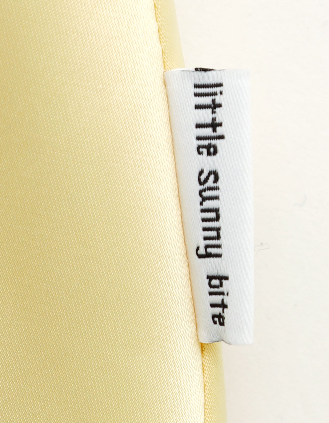 satin sailor dress / YELLOW