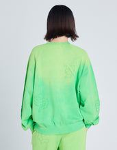 画像をギャラリービューアに読み込む, gradation sweat top / GREEN