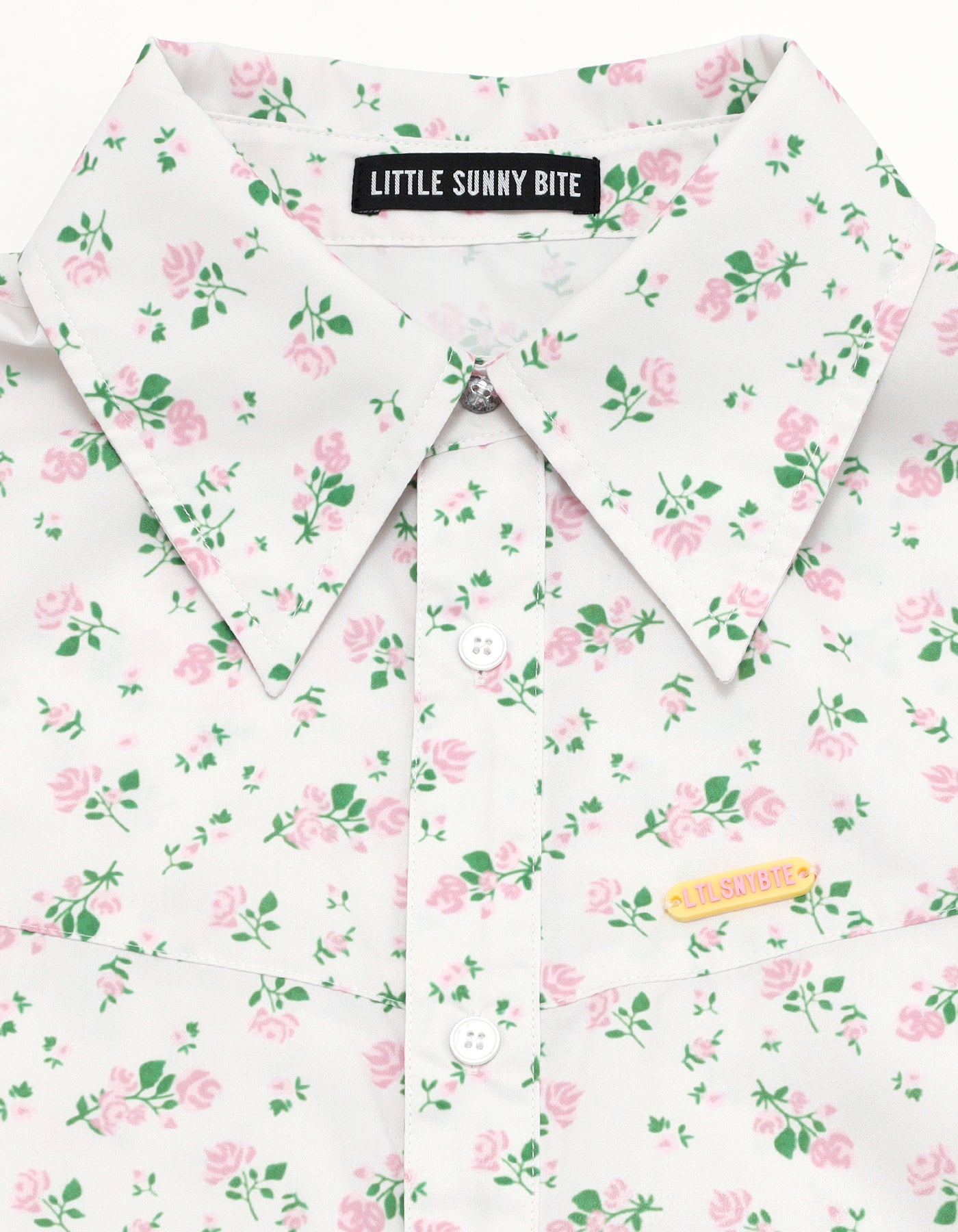 little sunny bite floral shirts / WHITE – little sunny bite web store