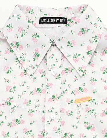 floral shirts / WHITE