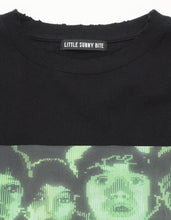 画像をギャラリービューアに読み込む, 【PRE-ORDER】stranger things x little sunny bite graphic fake layered long tee / BLACK