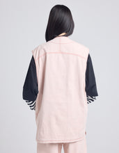 画像をギャラリービューアに読み込む, twill vest / PINK