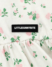 画像をギャラリービューアに読み込む, floral bomber mini dress tee / WHITE
