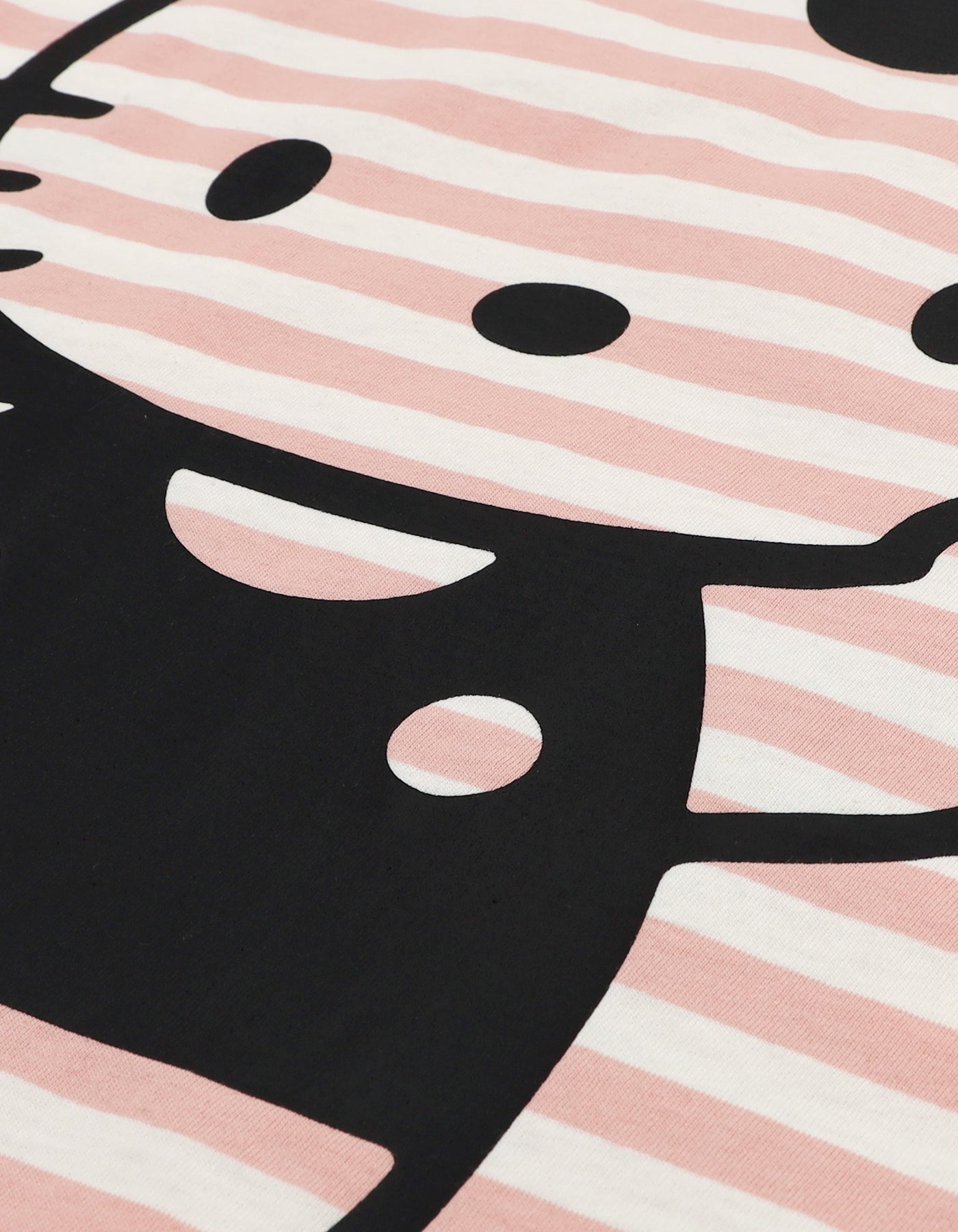 HELLO KITTY x little sunny bite stripe long tee / PINK BD