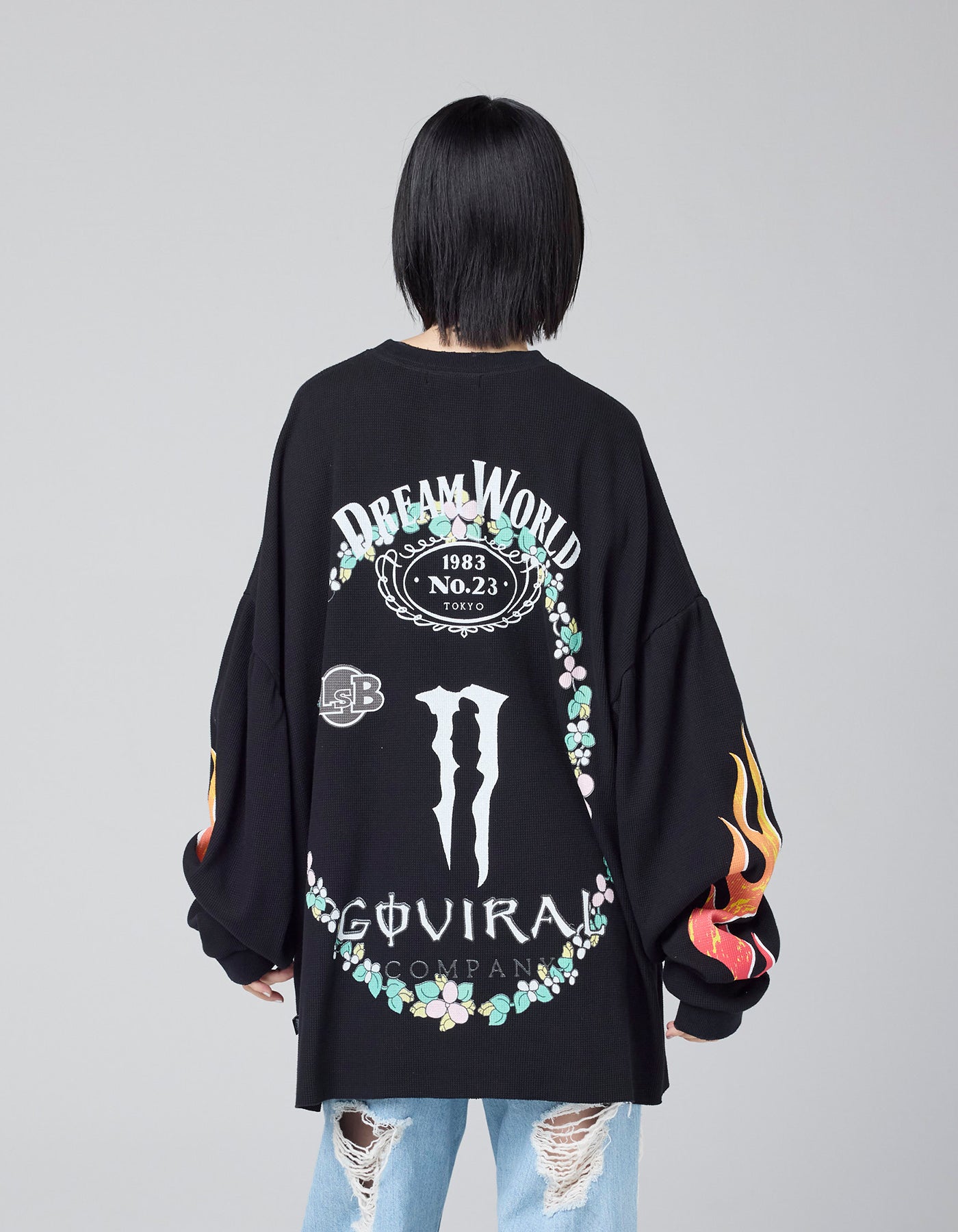 little sunny bite (リトルサニーバイト) sponsor thermal long tee