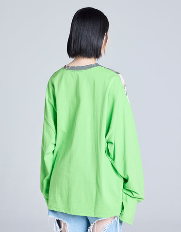 photo long tee / GREEN