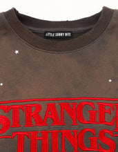 画像をギャラリービューアに読み込む, 【PRE-ORDER】stranger things x little sunny bite logo sweat top / BLACK