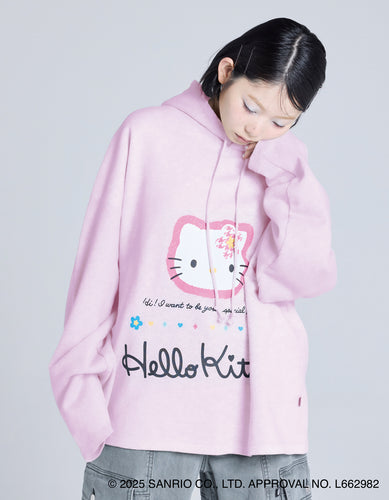 hello kitty x little sunny bite hoodie / PINK