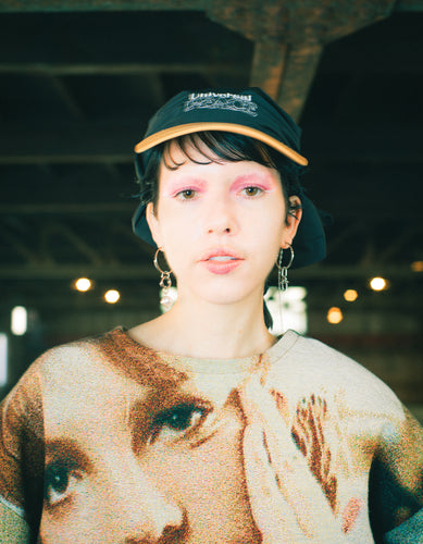 3 way cap / BLACK