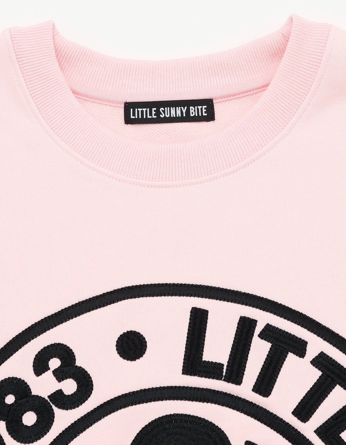 logo sweat top / PINK