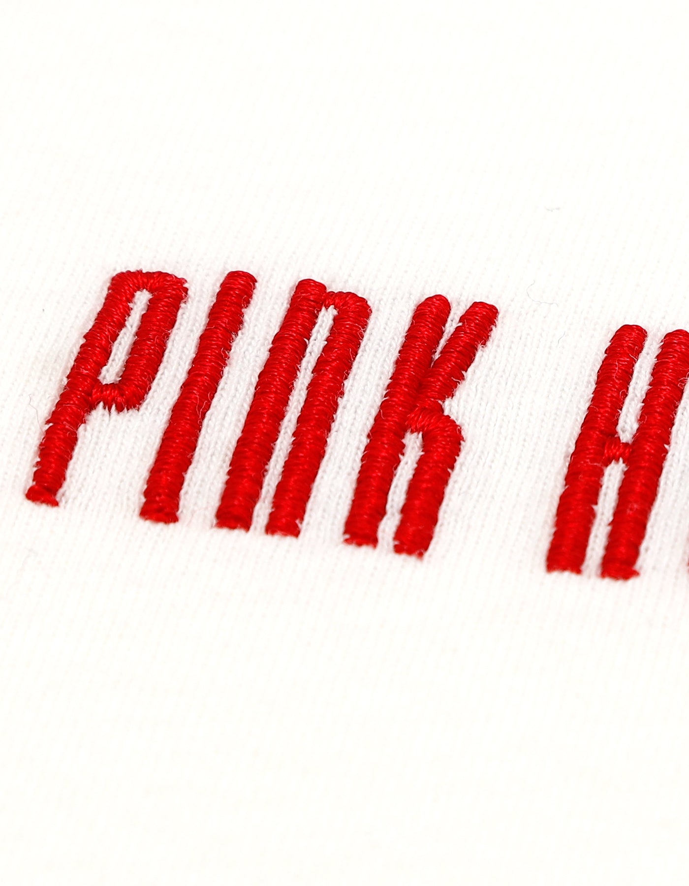 little sunny bite と pink house frill collar long tee / WHITE