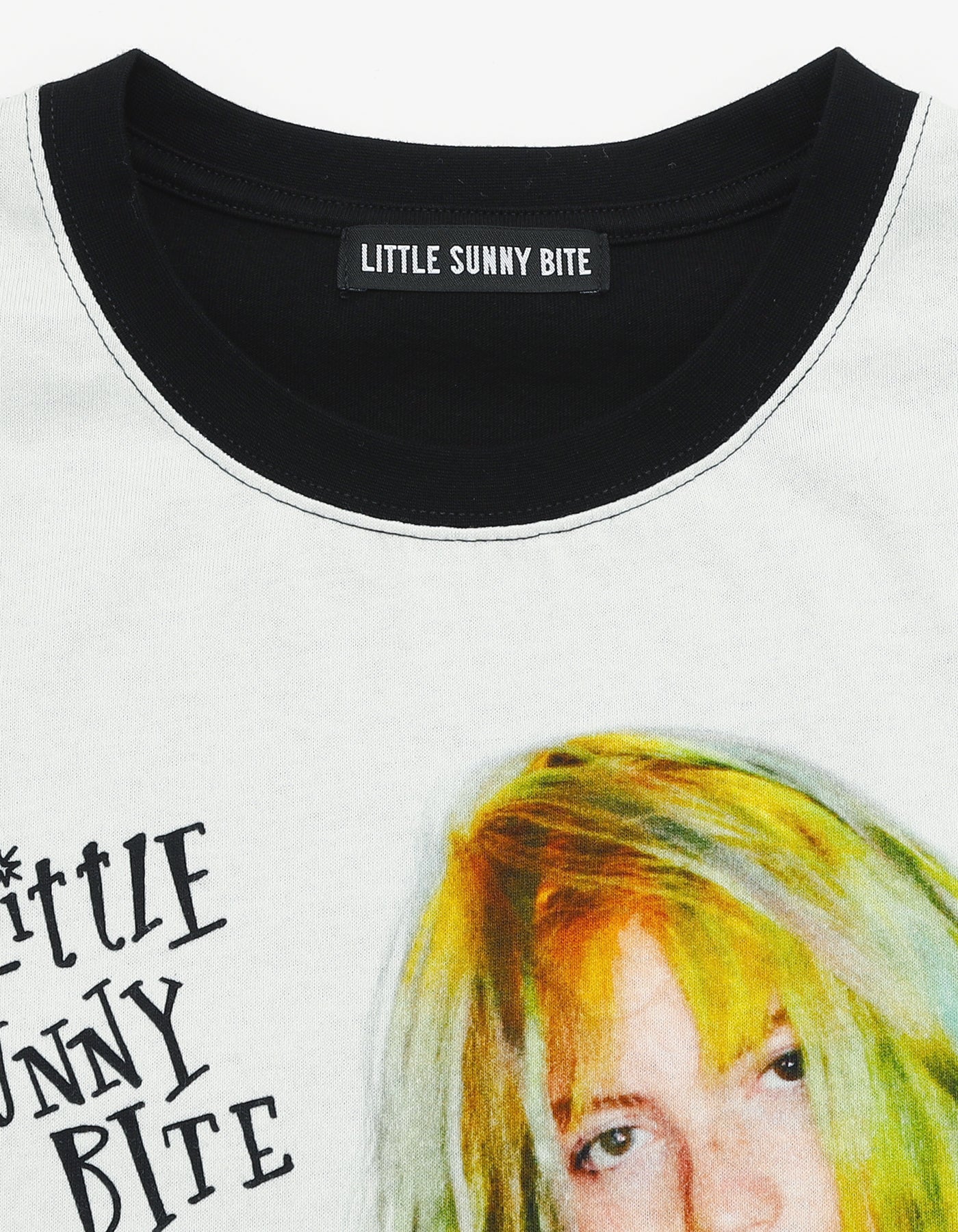 Valerie Phillips x little sunny bite photo tee / BLACK