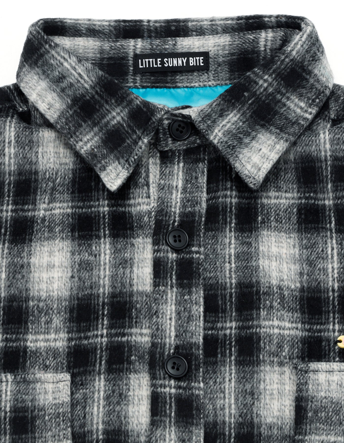little Sunny Bite check jacket / BLACK – little sunny bite web store