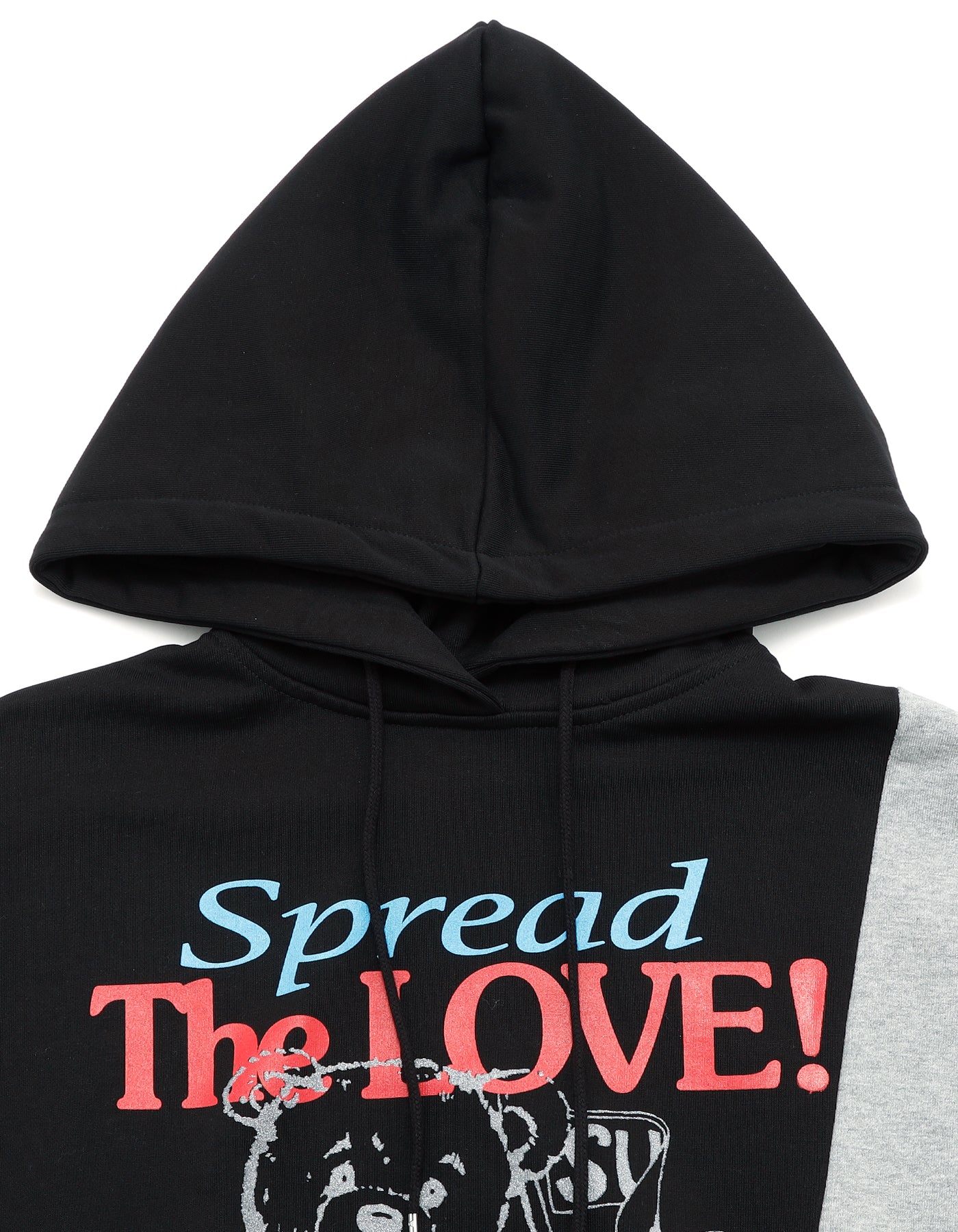 love bear hoodie / BLACK