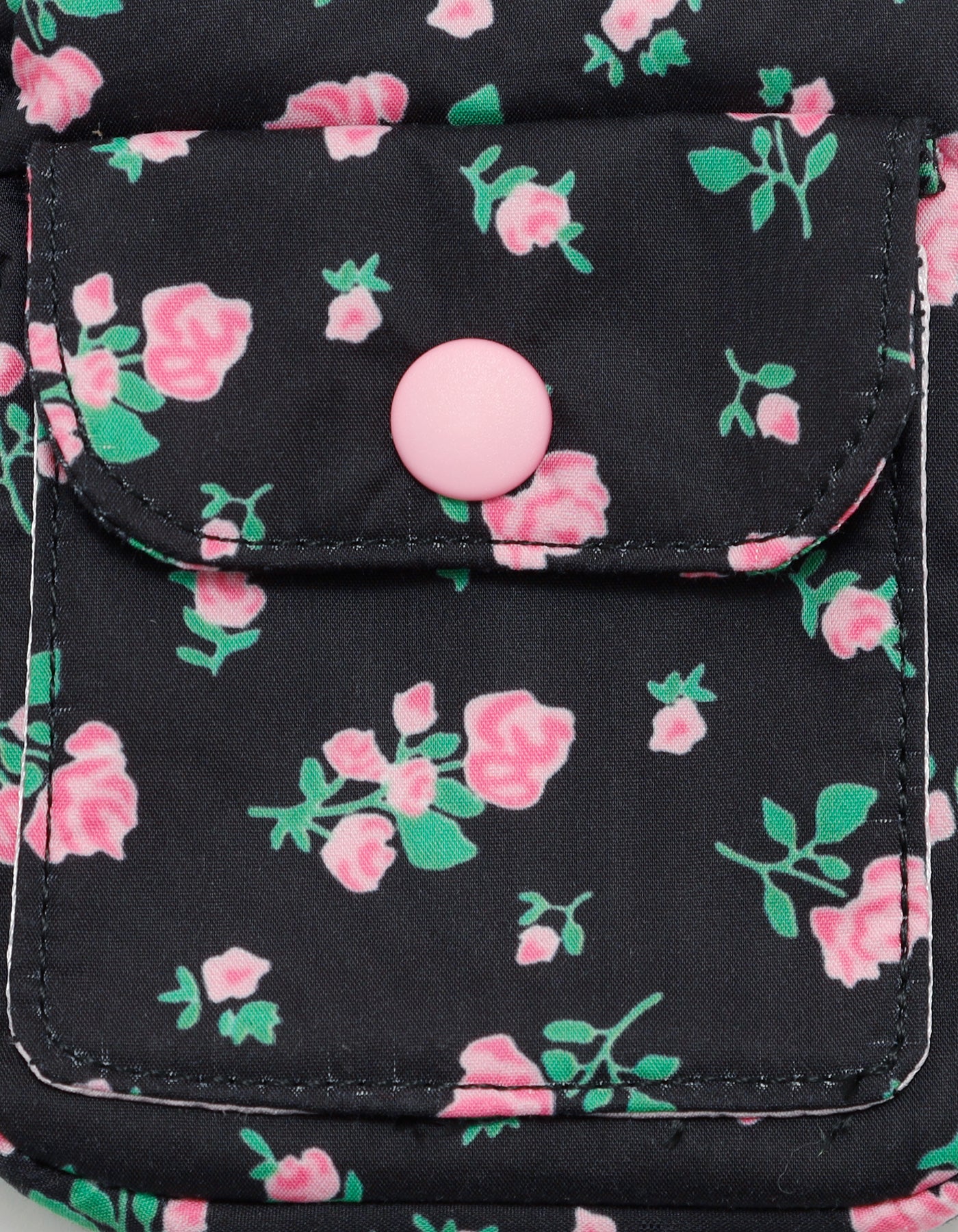 little sunny bite (リトルサニーバイト)floral mini bag / BLACK