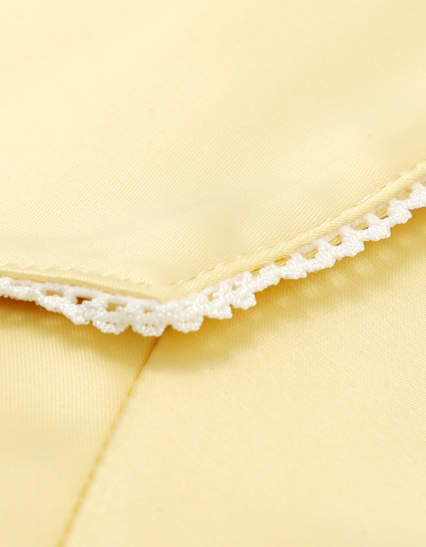 satin sailor dress / YELLOW