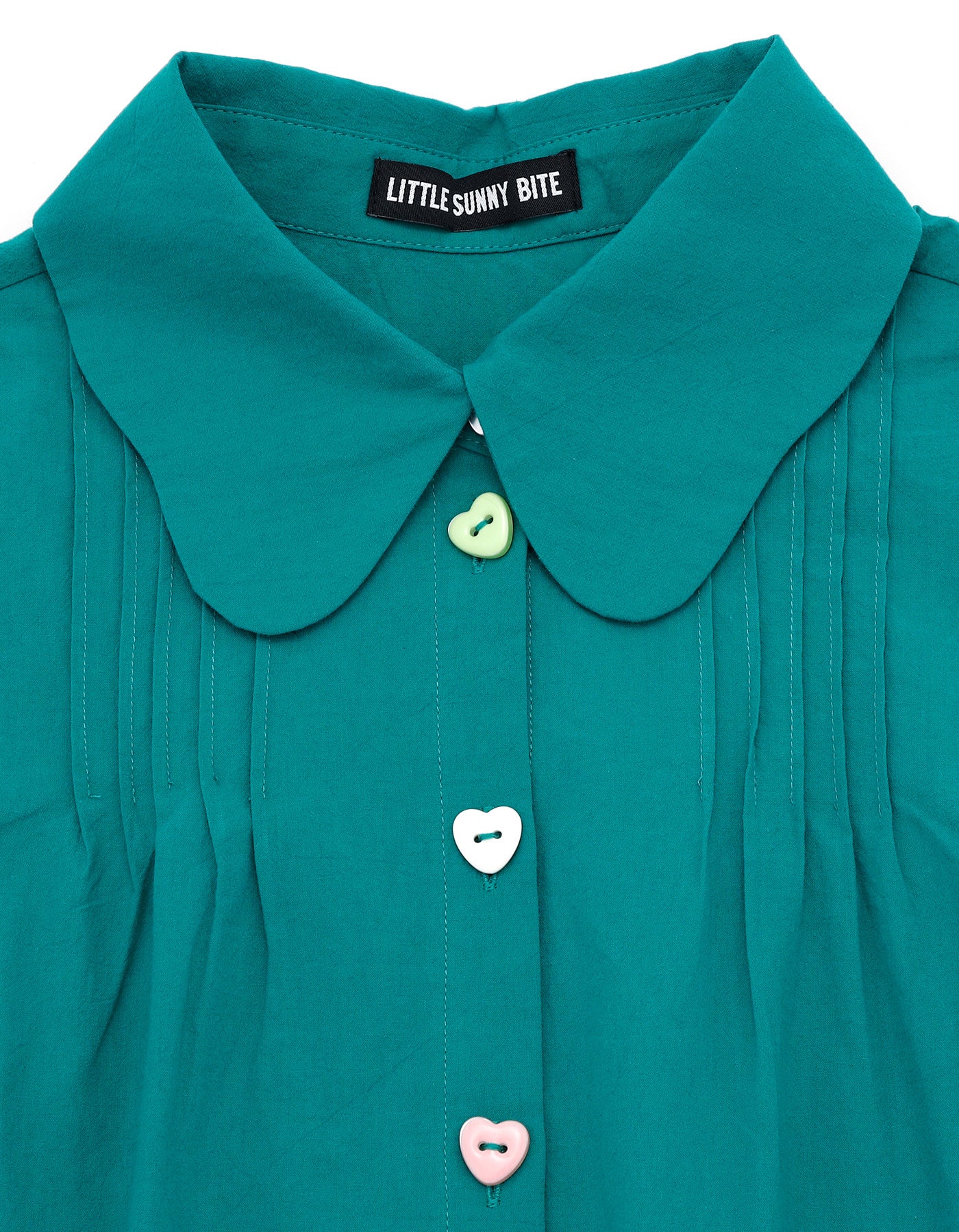 girly blouse / GREEN