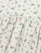 画像をギャラリービューアに読み込む, floral bomber mini dress tee / WHITE